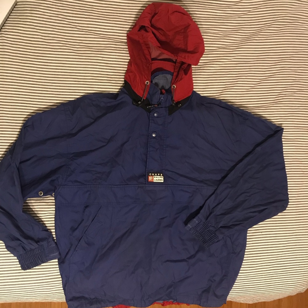 Chaps Ralph Lauren Pullover Windbreaker - M